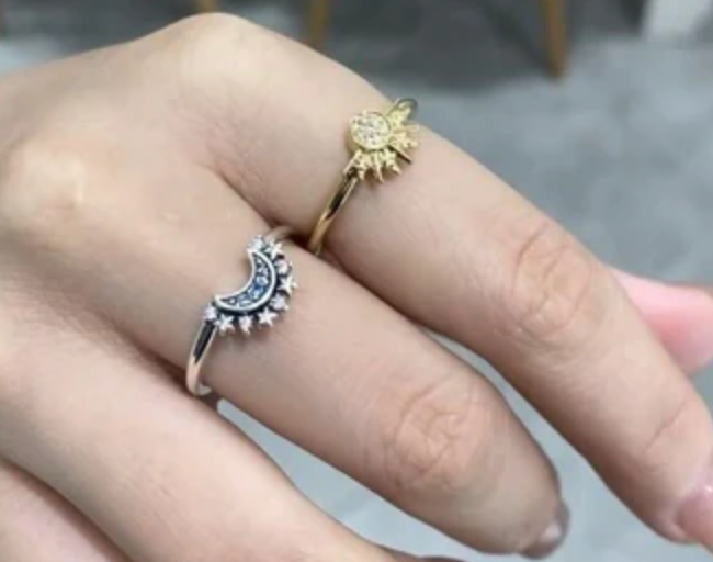 ANILLO SOL Y LUNA