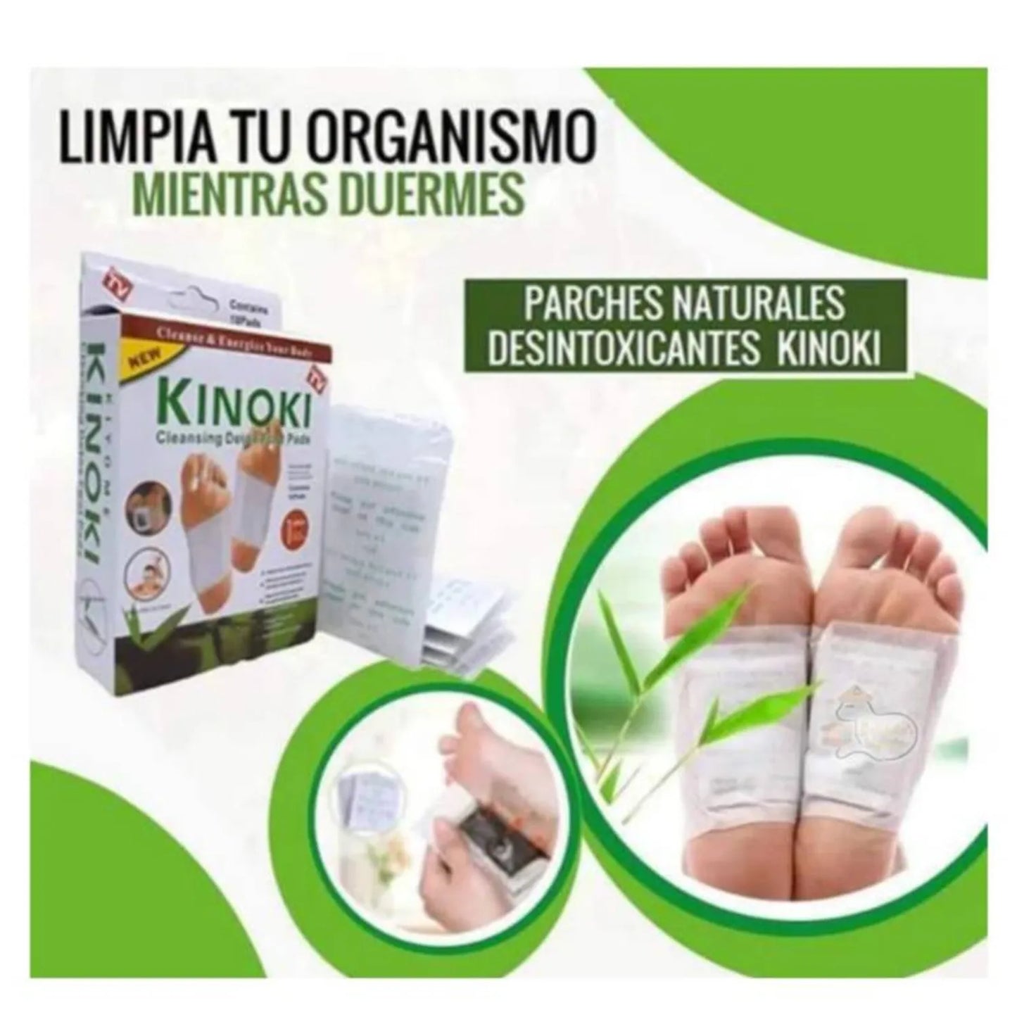 PARCHES PIES KINOKI DESINTOXICANTE X 10U