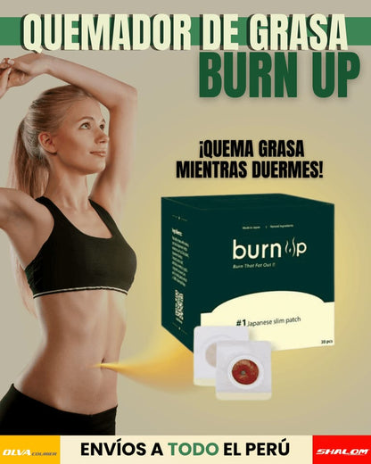 JAPONES BURN UP X 30 PARCHES DE ADELGAZA