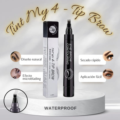 DELINEADOR DE CEJAS 4 PUNTAS – TINTA SEM